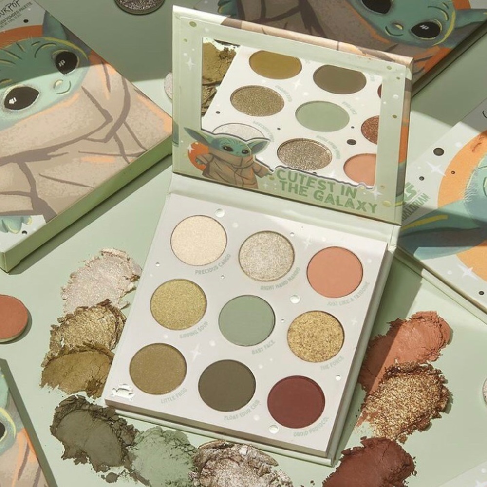 Colourpop Mandalorian The Child Yoda Pallette